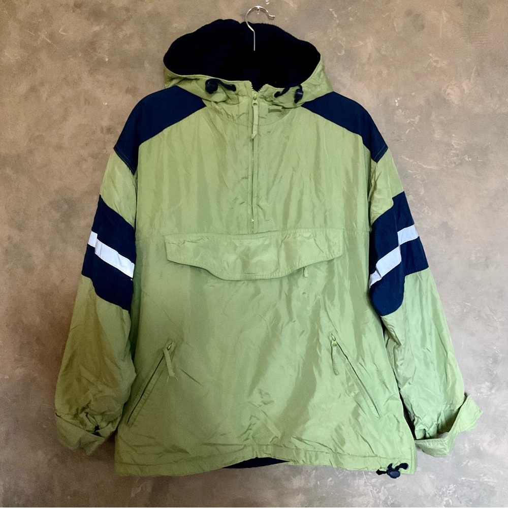 Vintage 90s Gap Oversized Fleece Lined Pullover Jacket